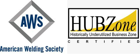 American Welding Society and HUBZone Certified logos